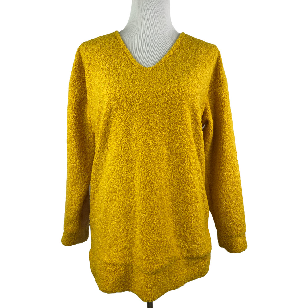 CASLON Faux-Shearling Sweater Small NWT